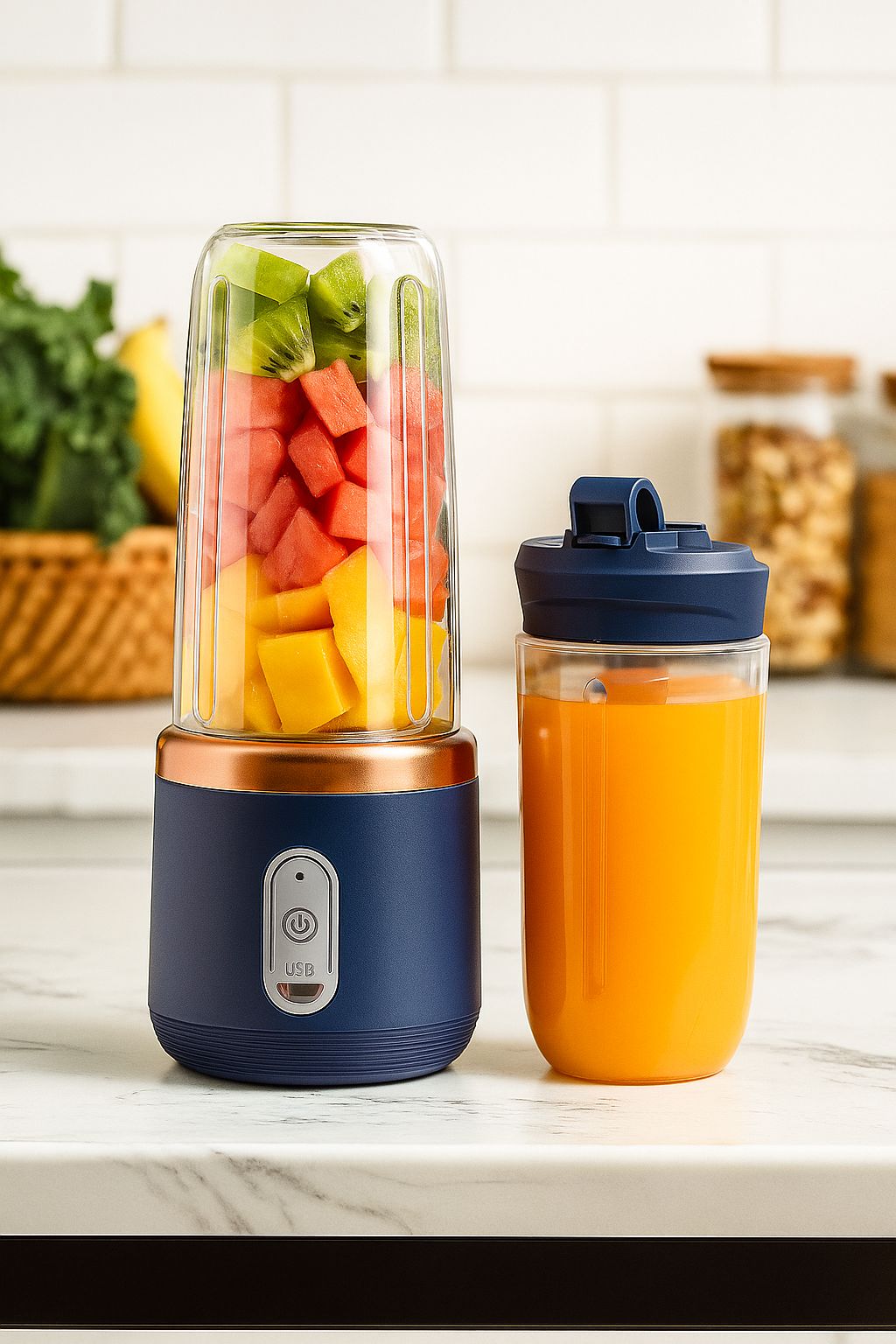 Portable USB Rechargeable Mini Blender